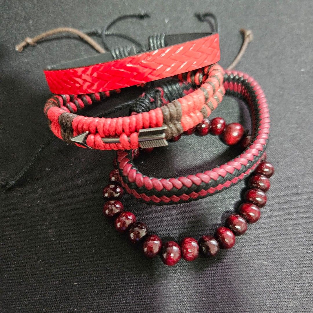 Mens leather on sale bracelets near me