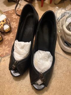 全新拉鏈軲轤頭防水台高跟鞋