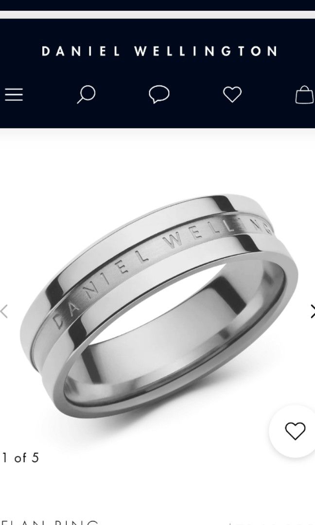 Daniel wellington on sale silver ring