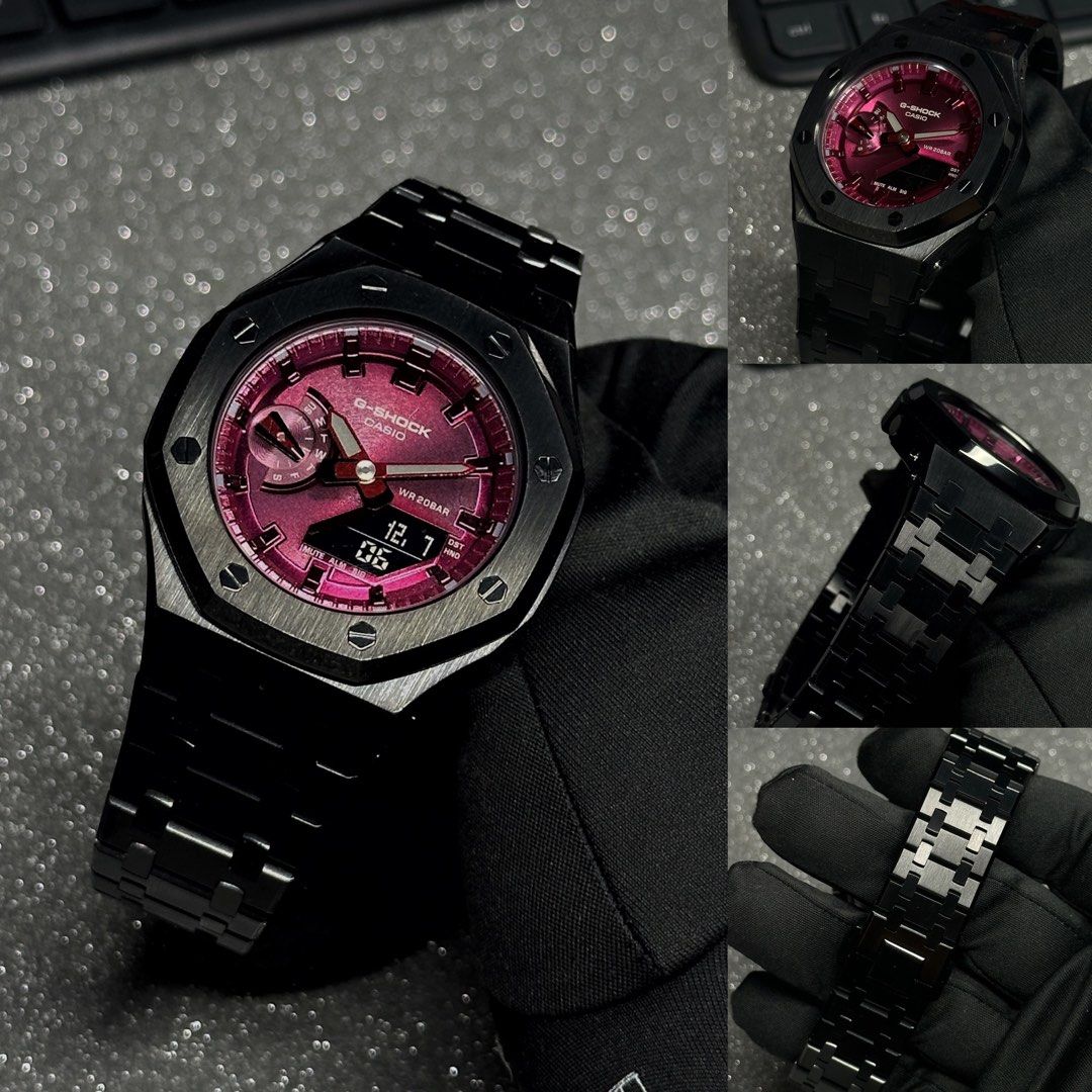 Full black sales watches for ladies