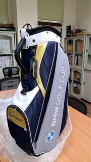原廠 BMW x Taylormade 聯名 白金 輕量 球袋 高爾夫球袋（全新）