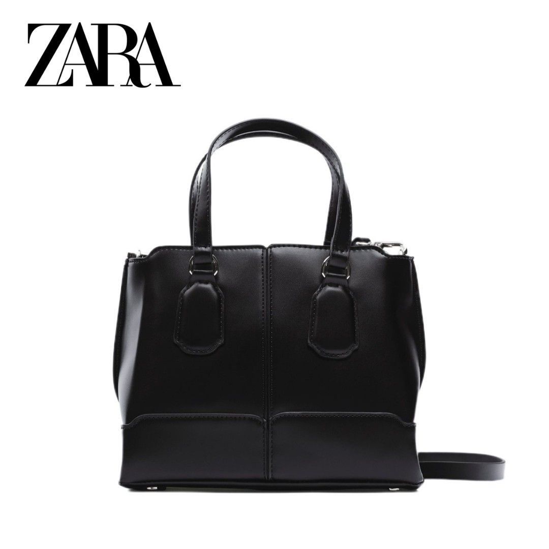 𝐙𝐀𝐑𝐀 City Slingbag Handbag Handle Zipper Tas Selempang Jinjing Kulit  Sintetis PU Leather Wanita Resleting by Diosvolt (Import) 4c