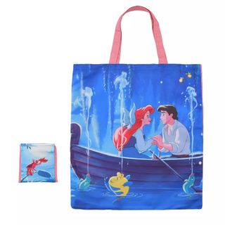 (現貨) 日本🇯🇵 Disney Little Mermaid Prince Eric Flounder Sebastian Tote Bag kiss the girl 小魚仙艾力王子小胖沙巴遜雙面環保袋63016073397507117