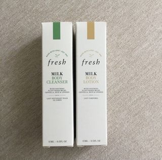 🆕 FRESH Milk Body Set (Cleanser 15ml + Lotion 15ml)
