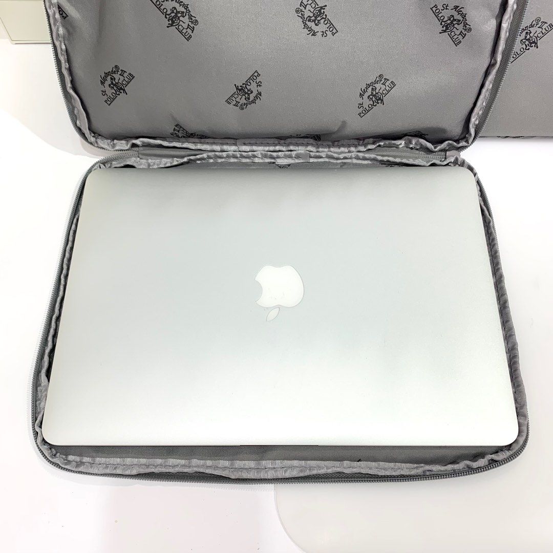 POLO CLUB 13 Laptop Case Simple Slim Protection Sleeves Computer Bag in Grey 13