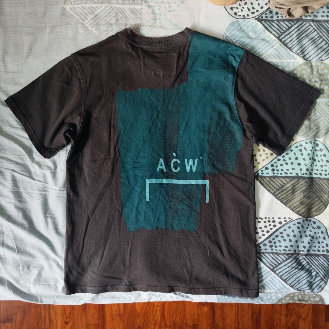 A COLD WALL ACW Block Painted Tee Grey Oversized S