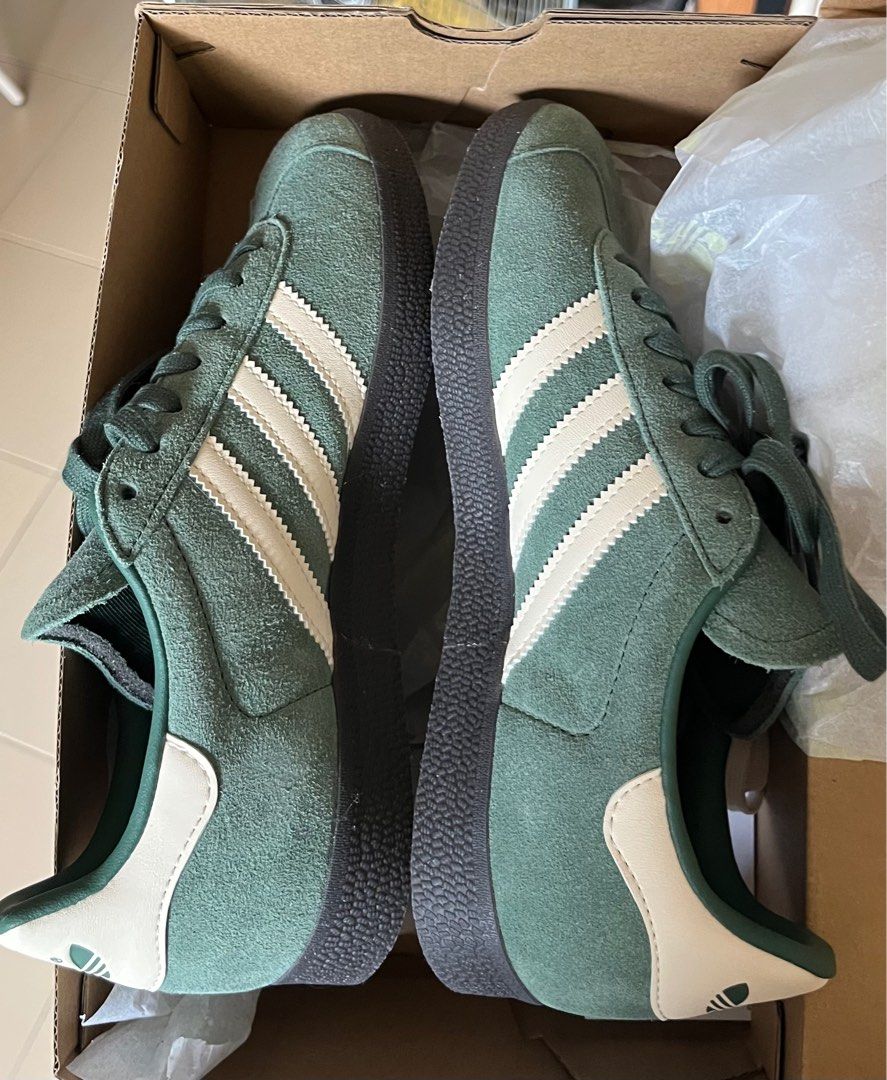Adidas Gazelle Green Oxide Wonder White Gum