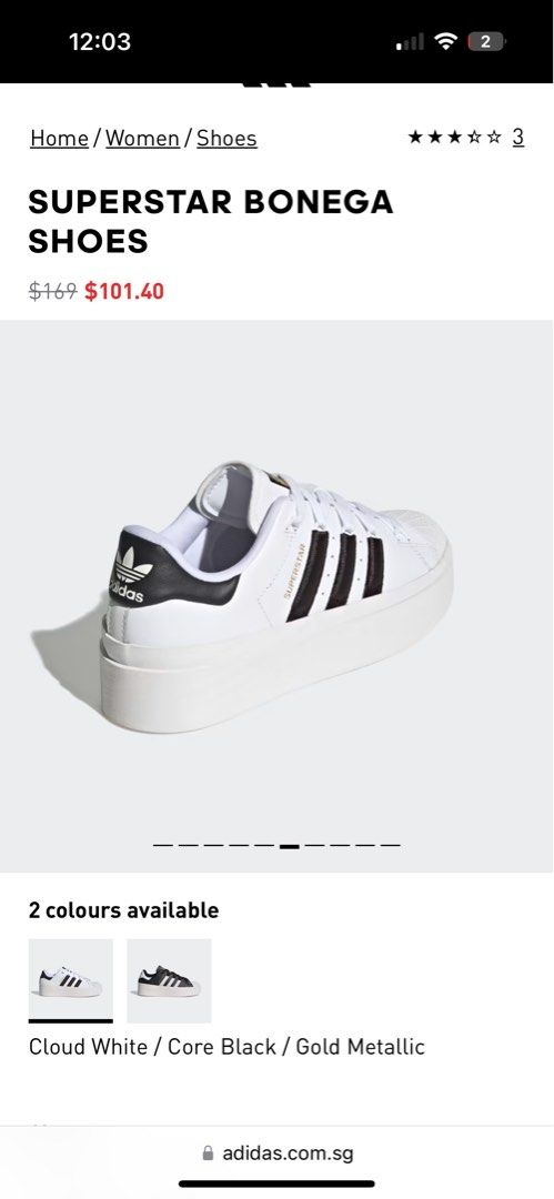 Tenis superstar bold 2025 platform