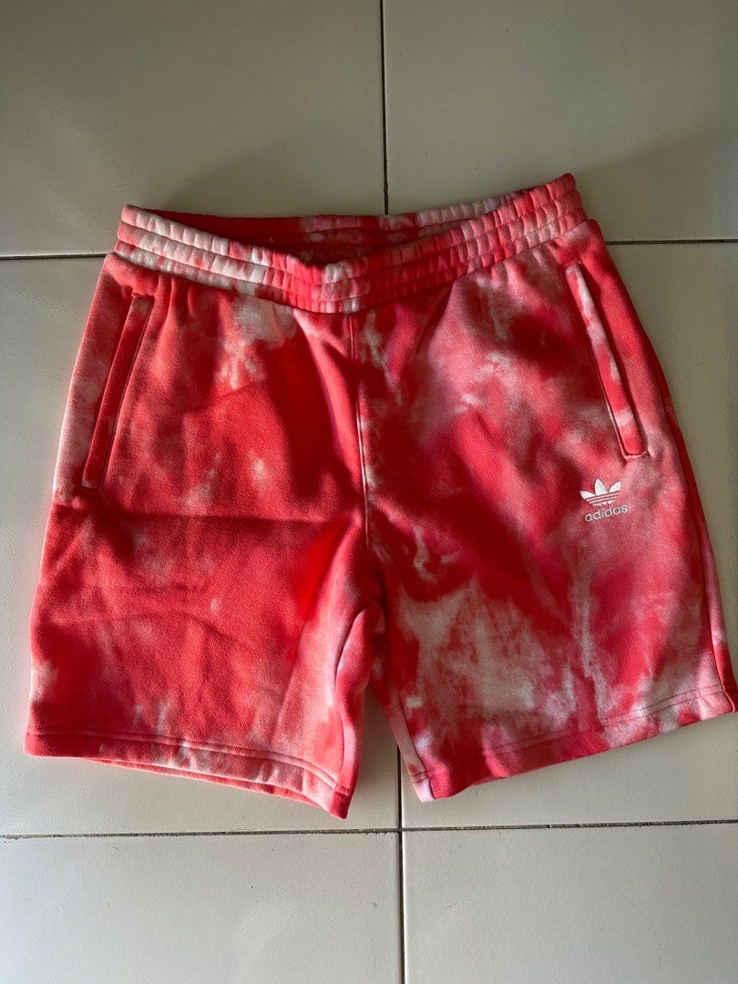 Adidas tie store dye shorts