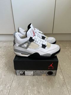 White cement on sale 4 nike air