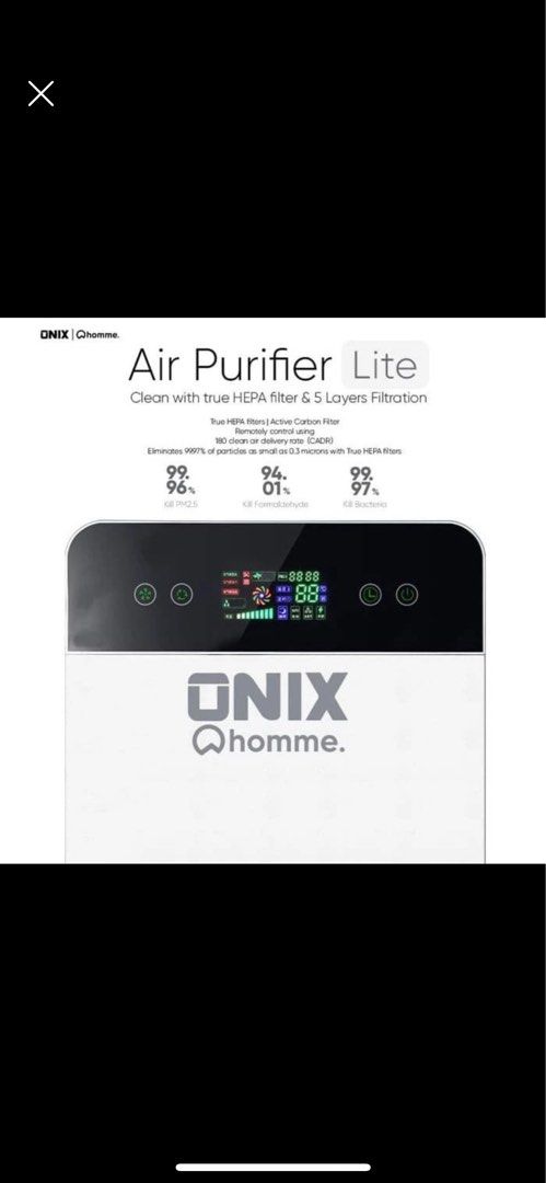 Onix homme hot sale air purifier