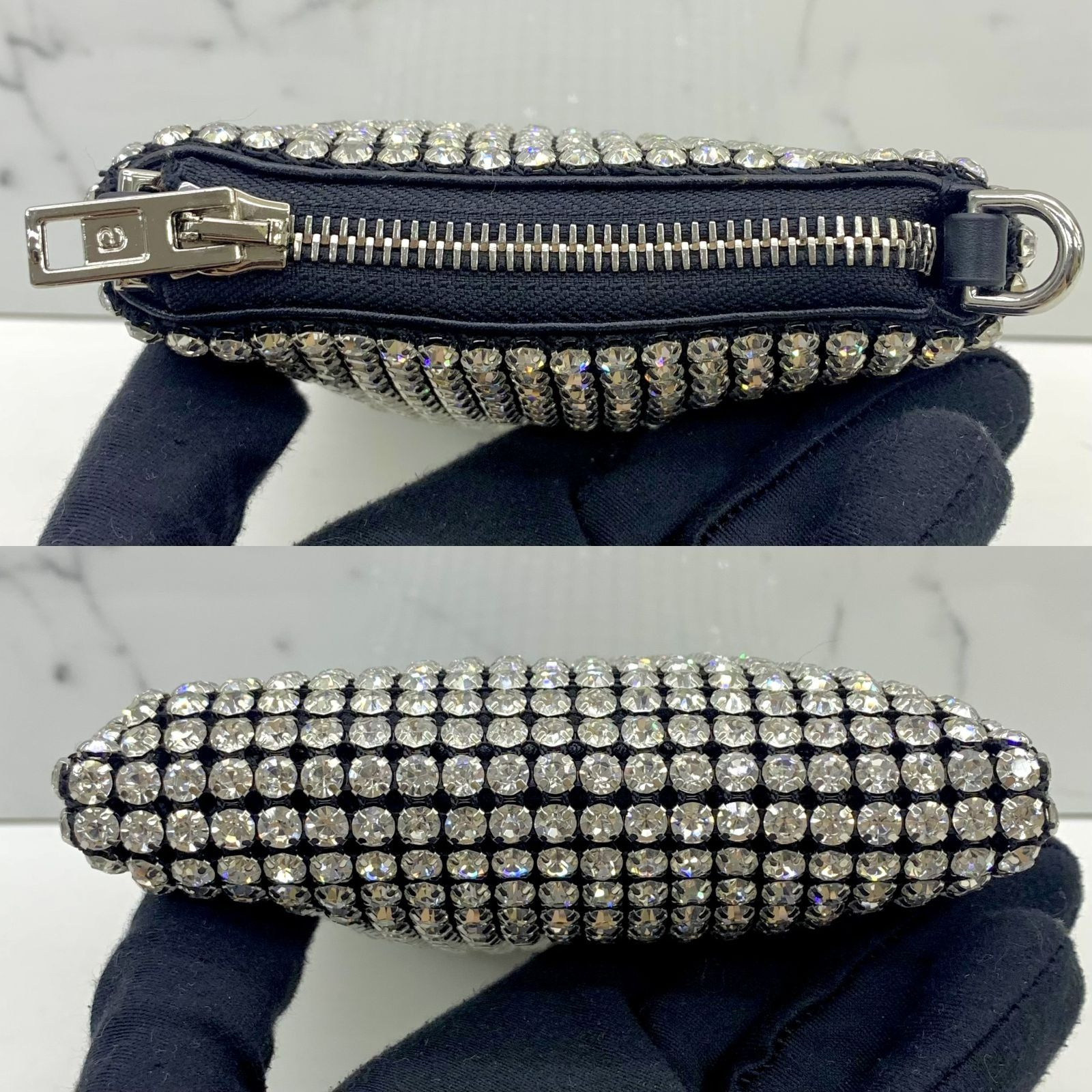 Alexander wang rhinestone pouch hotsell