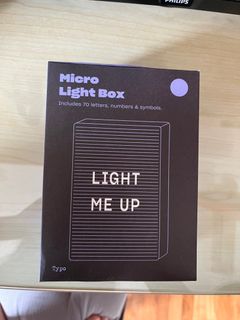 A4 Cinematic Light Box Sign - 105 Letters and Colour Emojis - USB or  Battery Operated - USB Cable Included - Vintage Cinema LED Sign
