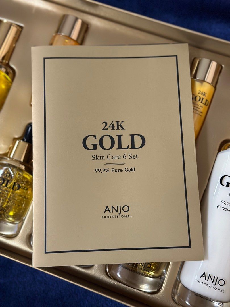 Anjo Professional 24k Gold Skin Care Set, Beauty & Personal Care, Bath ...