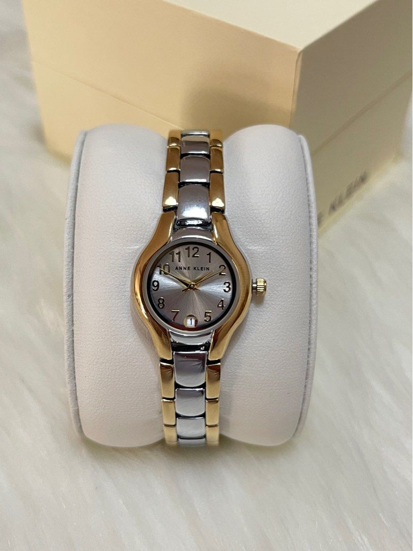 Gold and deals silver bracelet watch