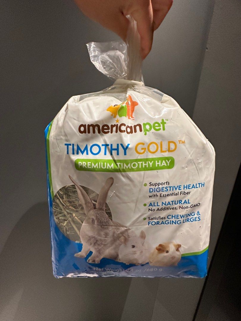 Apd Rabbit Hay APD Timothy Gold Hay, Pet Supplies, Pet Food on Carousell