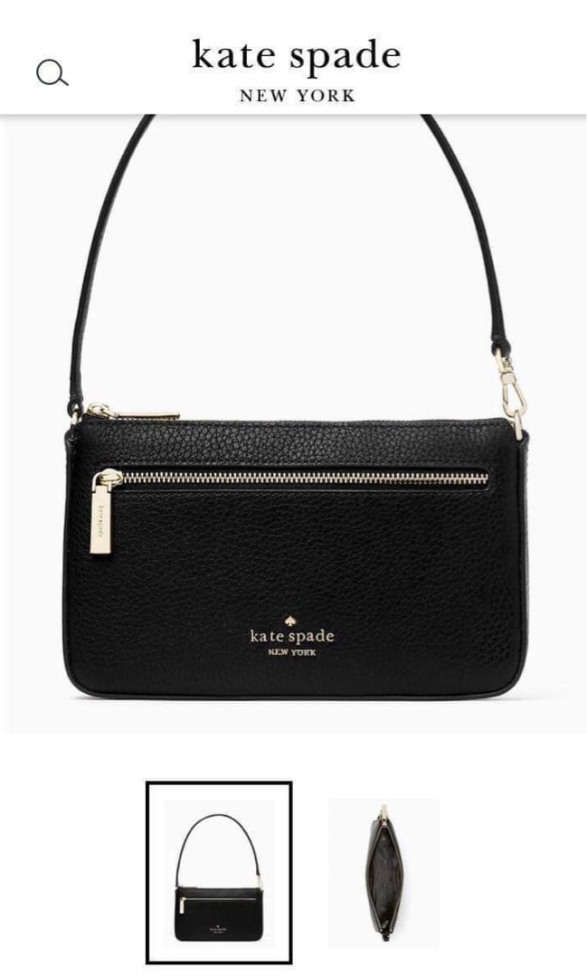 AUTHENTIC KATE SPADE LEILA CONVERTIBLE BLACK, Luxury, Bags & Wallets on