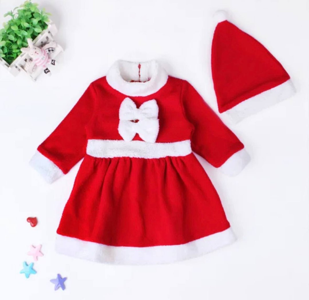 White christmas santa dress outlet