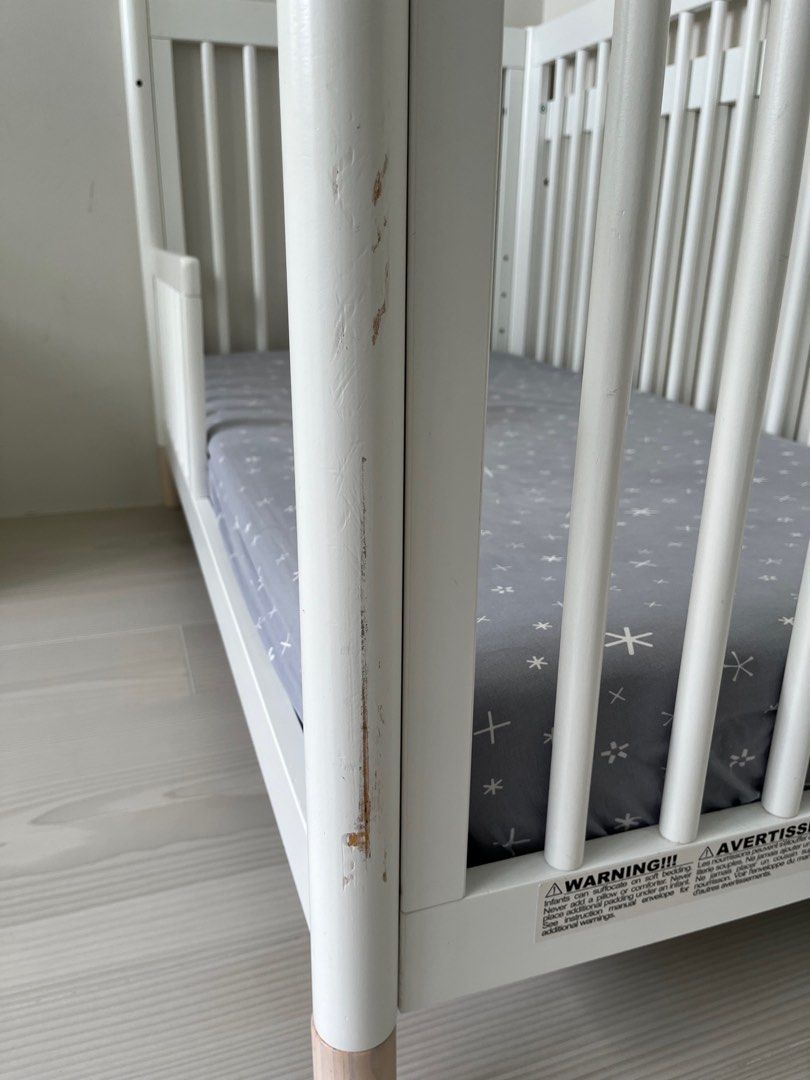 Babyletto Gelato 3in1 Convertible Crib with Mattress and Sheets