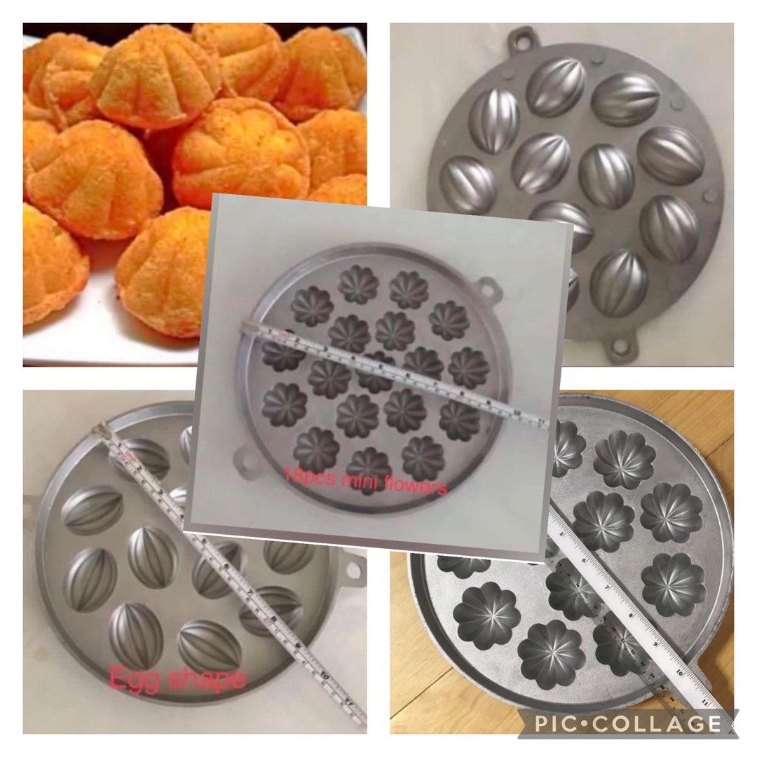Bahulu mold of different shapes