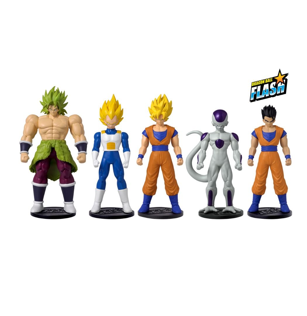 Bandai Dragon Ball Anime Figures FLASH Goku Vegeta Frieza Broly 5pcs Action  Figures Toys, Hobbies & Toys, Toys & Games on Carousell