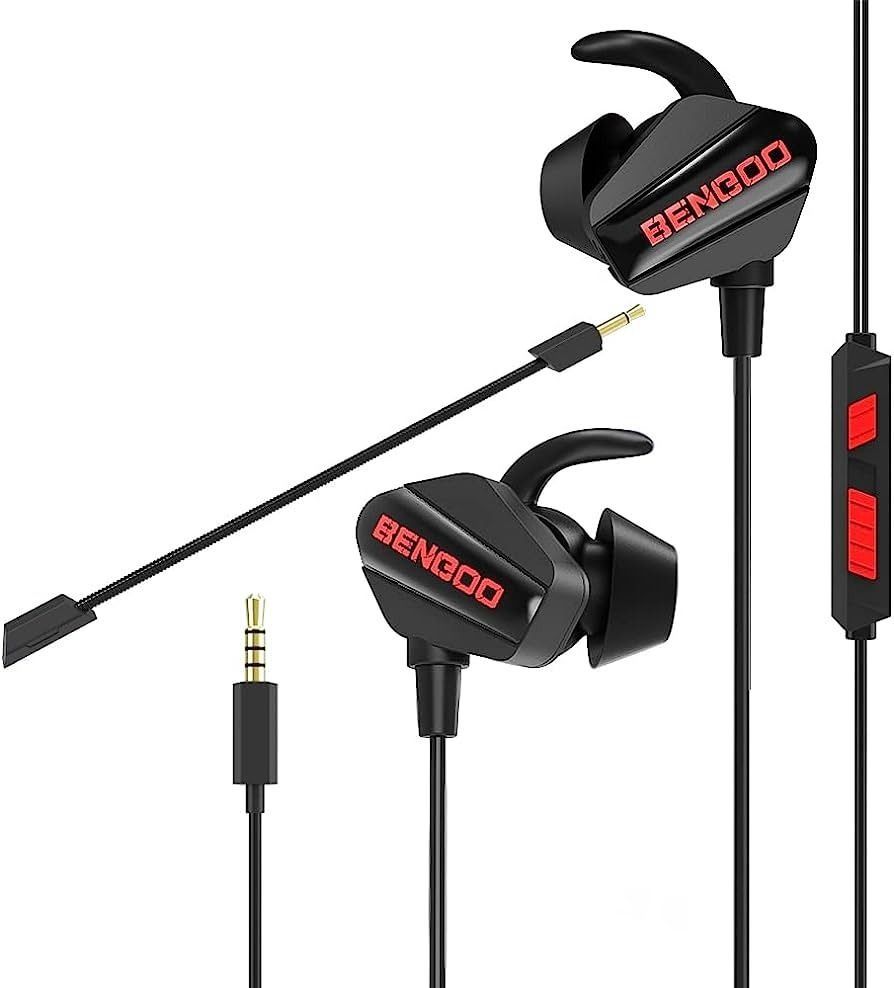 BENGOO Gaming Earphone With Microphone Gaming Headphone For PS4