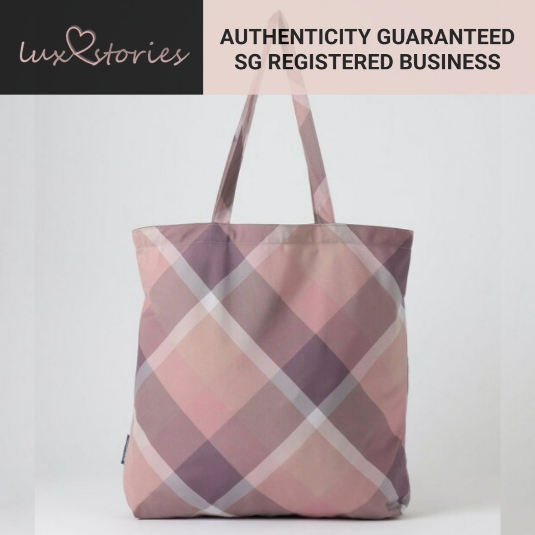 BLUE LABEL CRESTBRIDGE Checkered Eco Bag 55114209, Women's Fashion ...