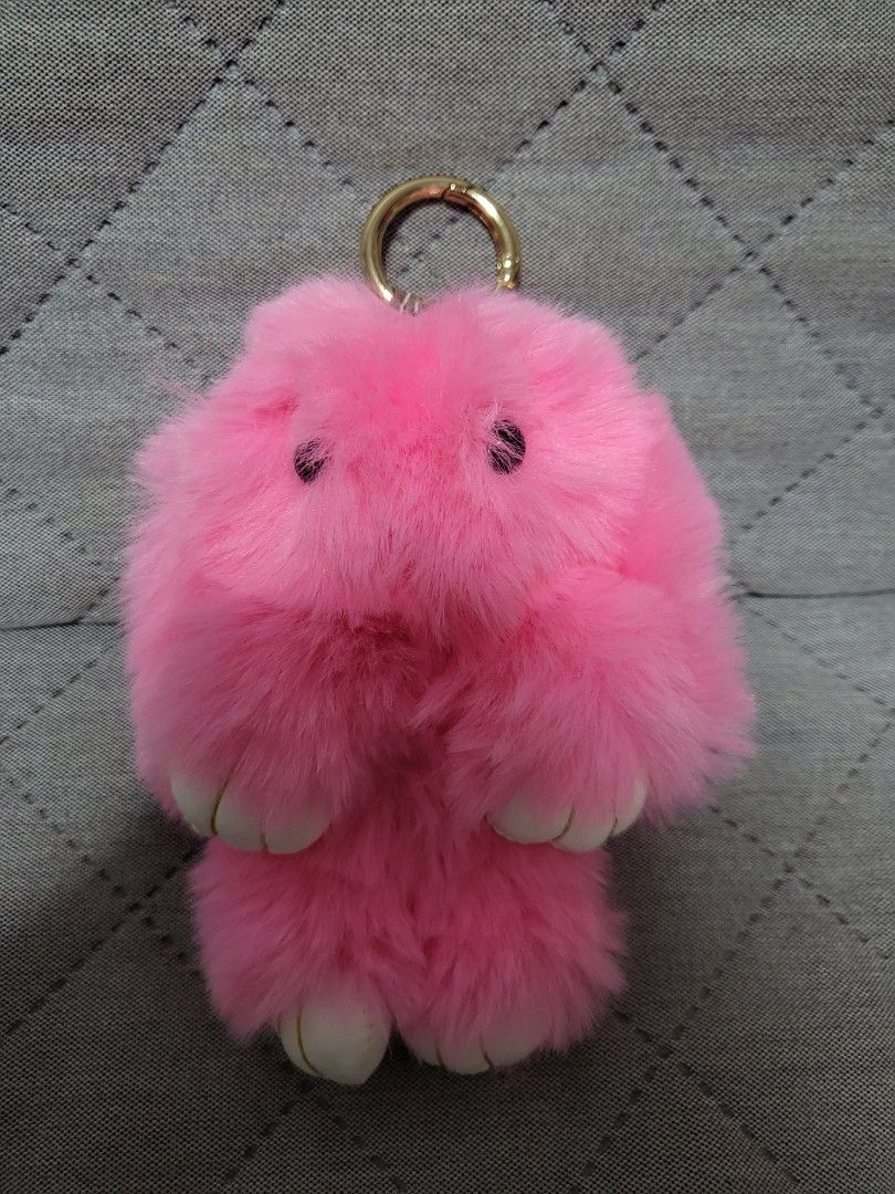 BN Furry Bunny Keychain Xmas Gift Hobbies Toys Stationery