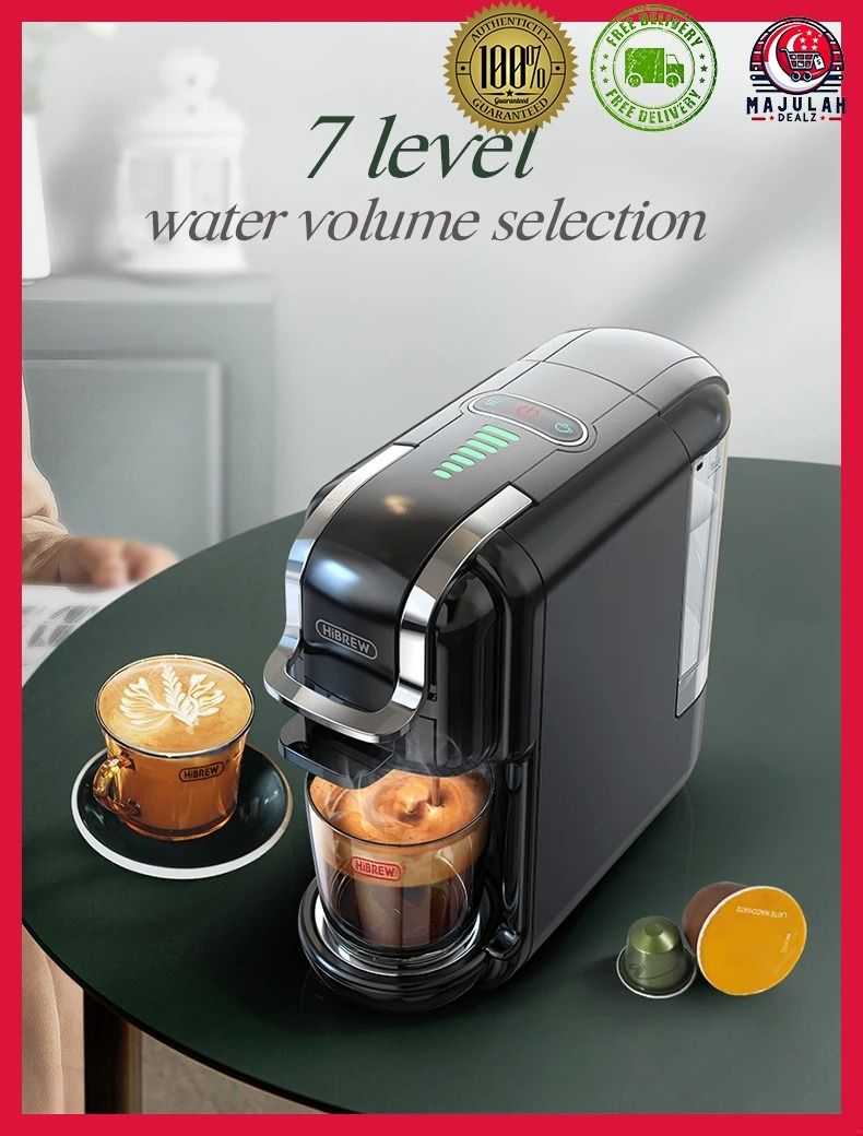 [BNIB] HiBREW H2B 5in1 Capsule Coffee Machine Versatile and Efficient Espresso Maker for