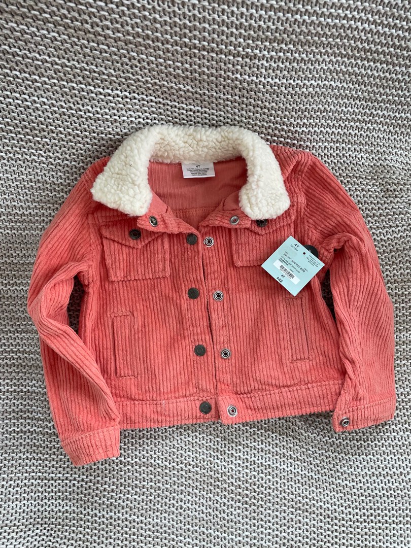 BNWT corduroy jacket for girls and boys size 4 Babies Kids
