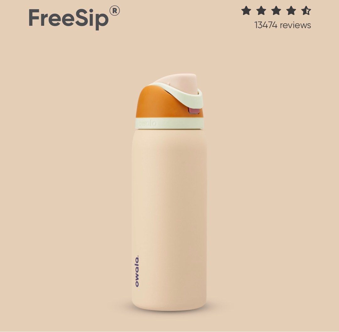 Owala Freesip in 24 oz Neo Sage, Furniture & Home Living, Kitchenware &  Tableware, Water Bottles & Tumblers on Carousell
