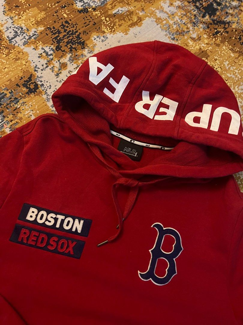 Boston Red Sox MLB Authentic Hoodie Men s Fashion Tops Sets