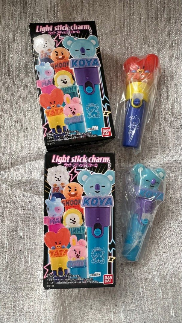 BT21 Light stick charm小手燈(想換Chimmy), 興趣及遊戲, 收藏品