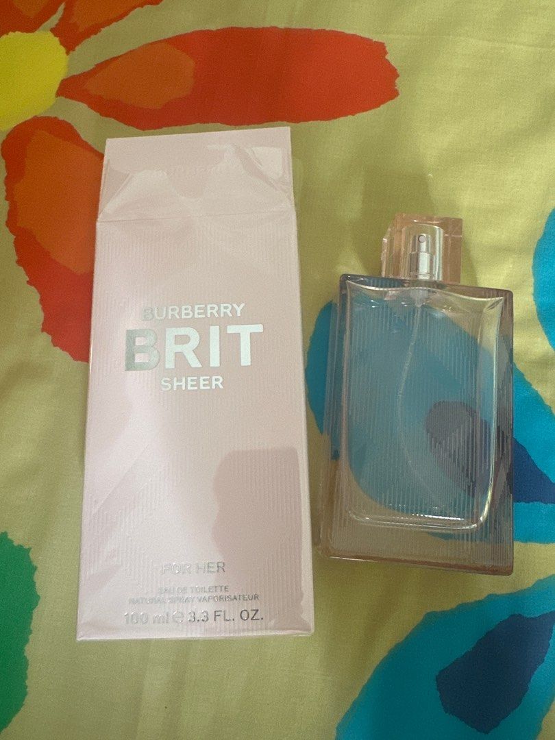Burberry brit bottle clearance