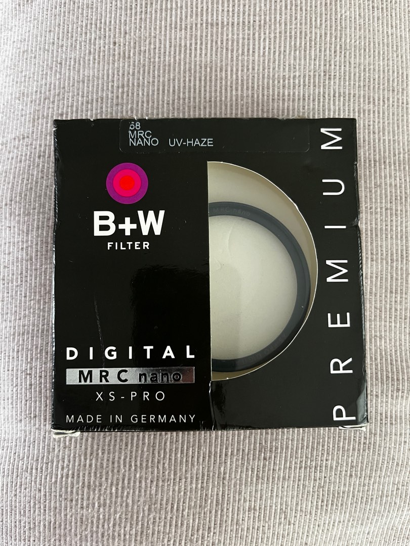 Filtre De Protection Objectif B+W Clear 007 MRC Nano 58mm - Haute Transparence, Traitement Anti-reflets