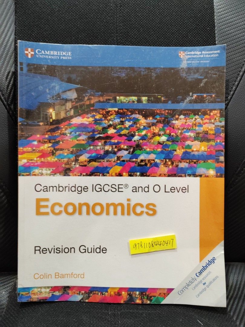 Cambridge Igcse and O level Economics - 9781108440417, Hobbies & Toys ...