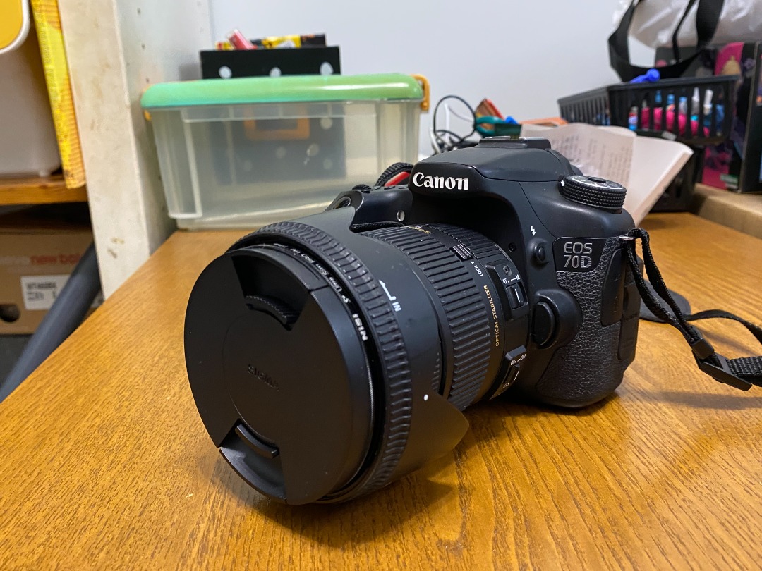 キャノン EOS70D シグマ17-50mm f2.8レンズセット - カメラ