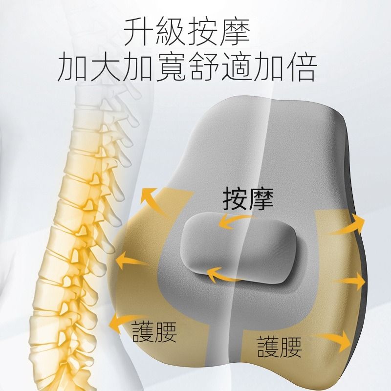 Car Driver's Seat Car Lumbar Support Waist Back Cushion Car Seat Lumbar  Support Can Be Fixed Driving Waist Support Artifact