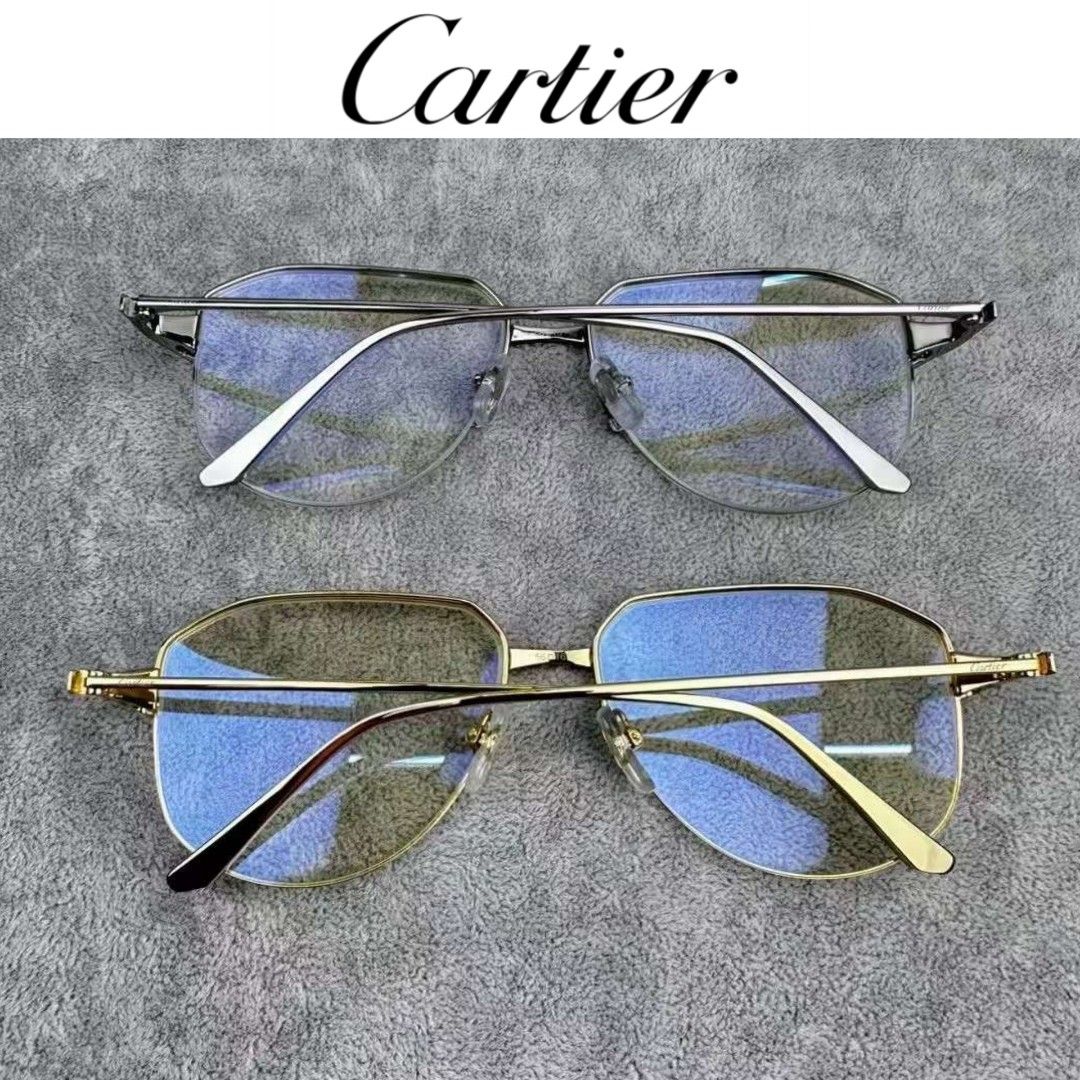Cartier aviator glasses specs metal