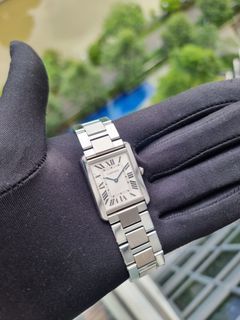 CARTIER TANK SOLO LARGE STRAP BRACELET 3169 W5200014 W 5200014 WATCH ONLY (3) QUARTZ