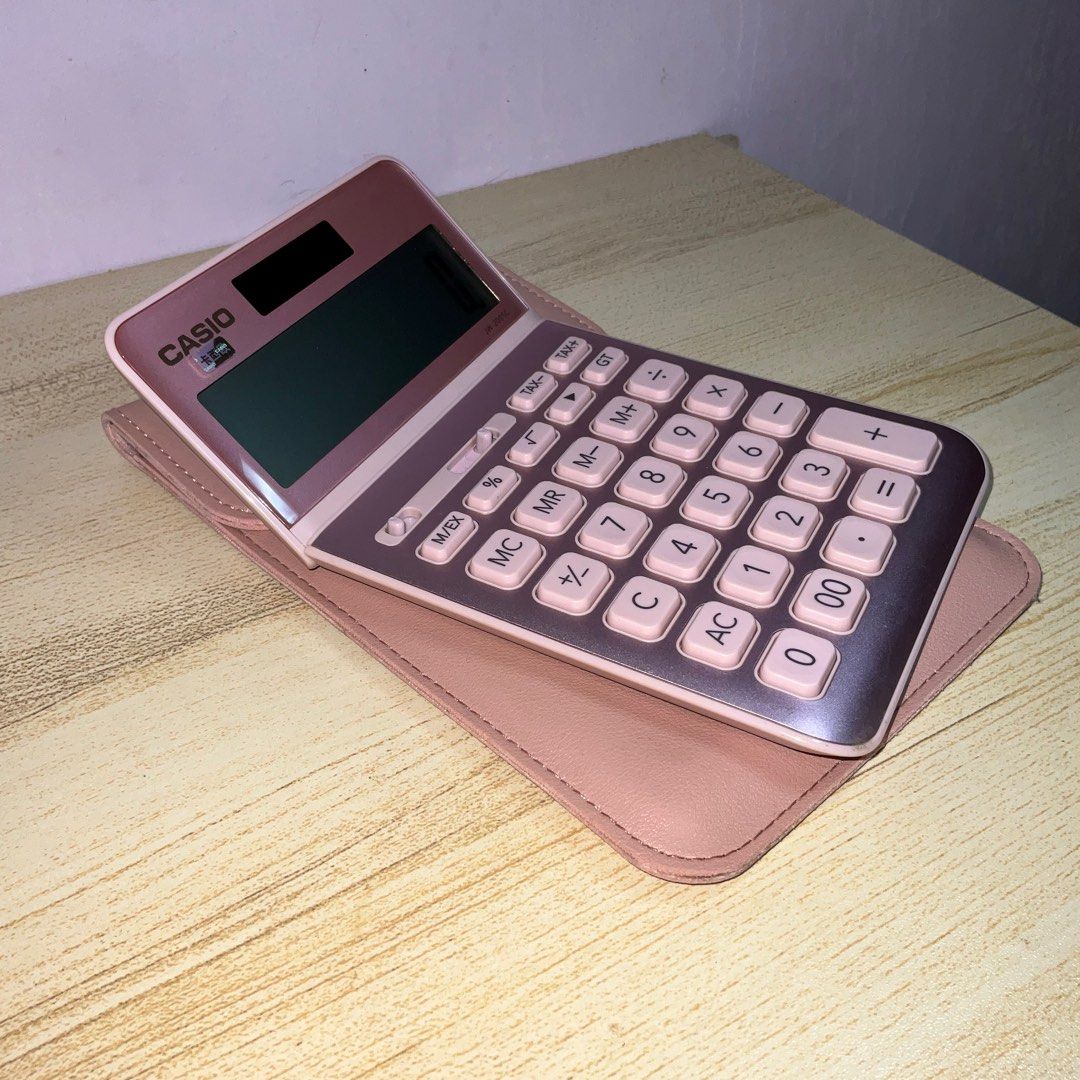 Casio JW-200SC in Pink (Accounting Calculator)