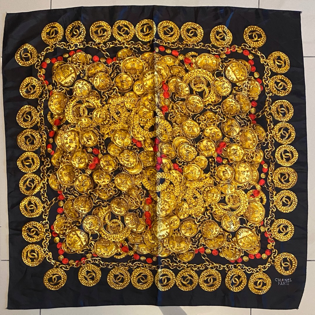 Chanel Vintage Square Scarf