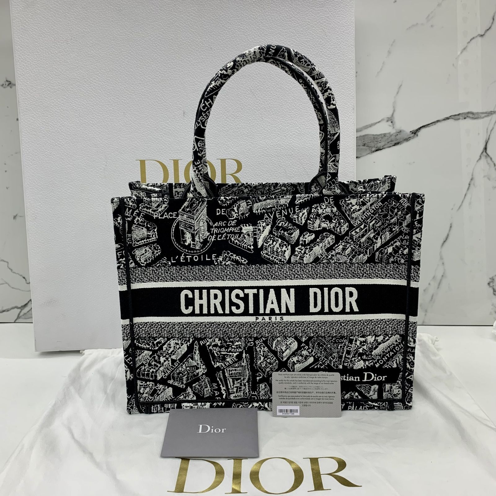 Christian dior black and white bag sale