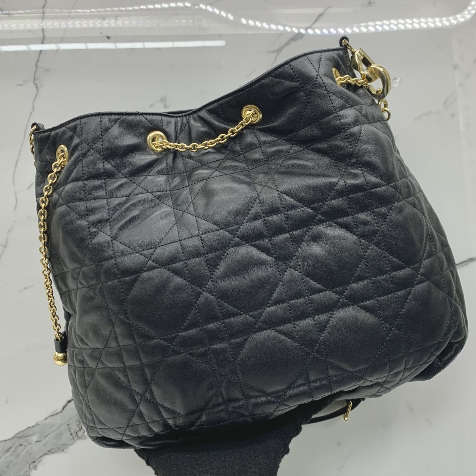 Christian dior bucket bag discount