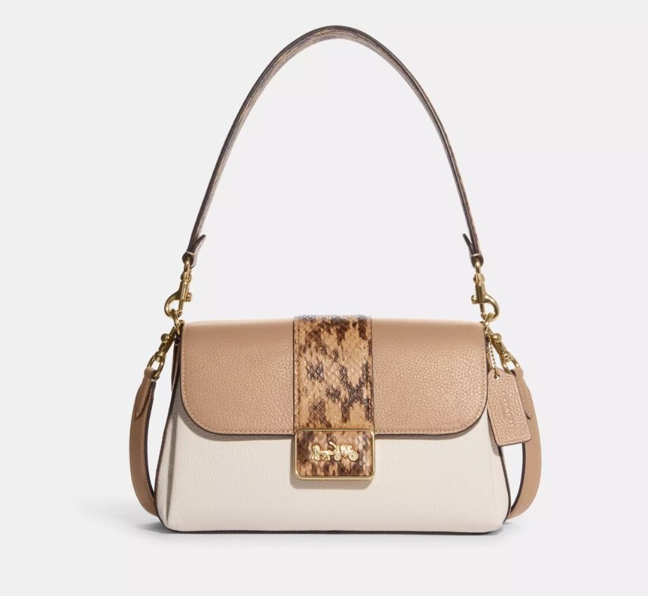COACH 100 BRAND NEW Coach Grace Shoulder Bag with Coach Non woven bag and Paper Bag Luxury Bags Wallets on Carousell