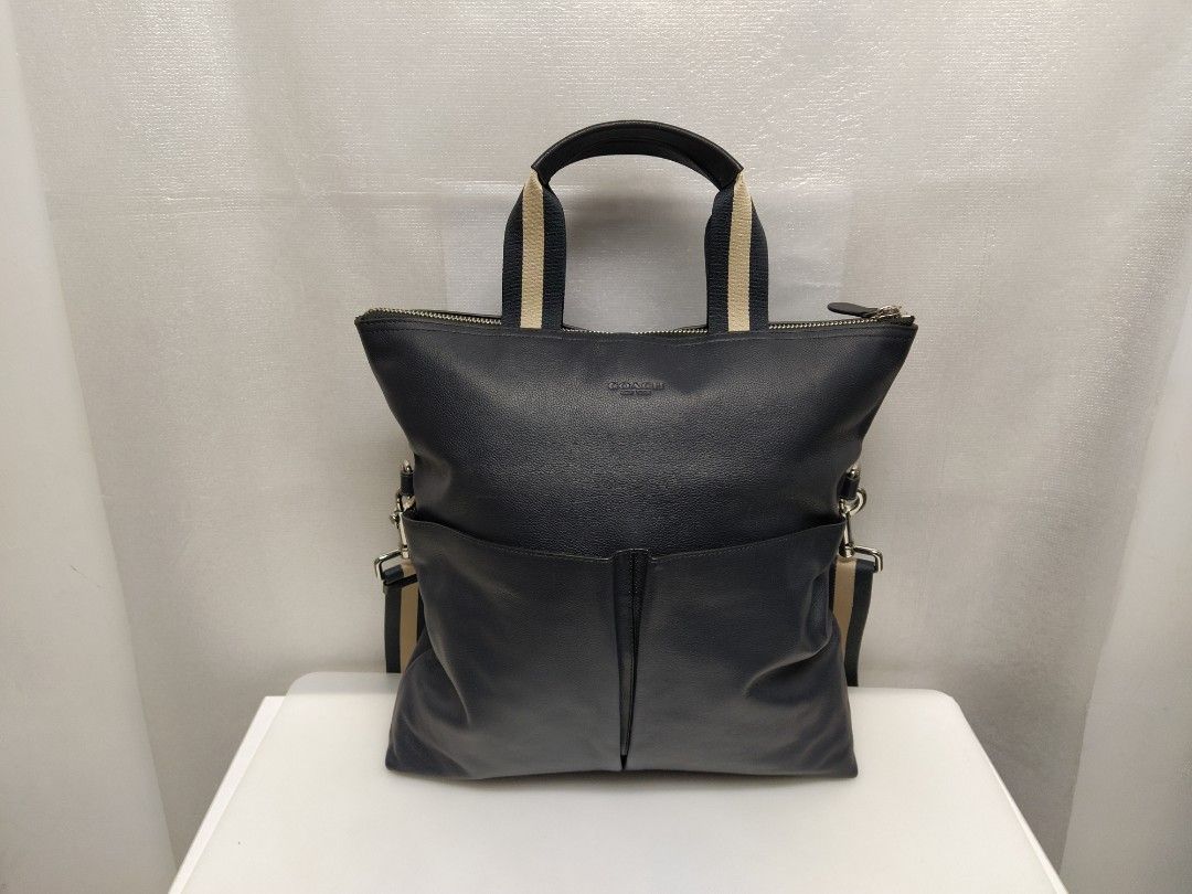 Coach Charles Foldover Tote two waybag F54759 Midnight