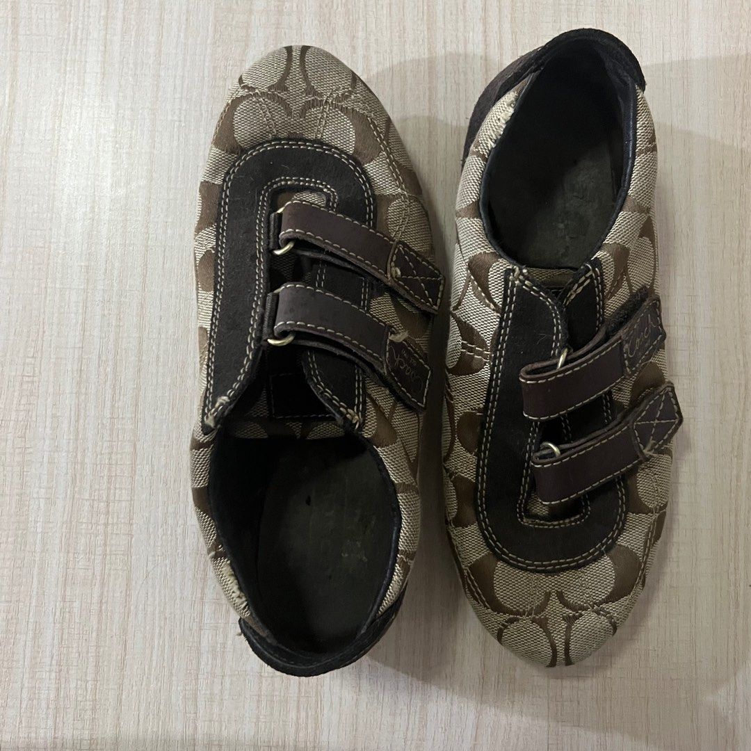 Coach velcro sneakers store