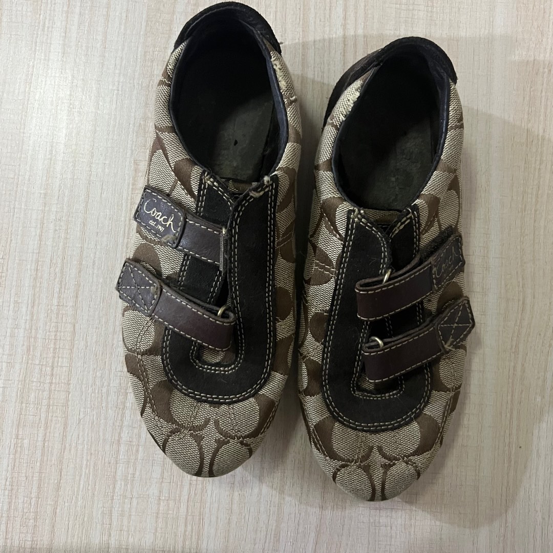 Coach velcro sneakers store