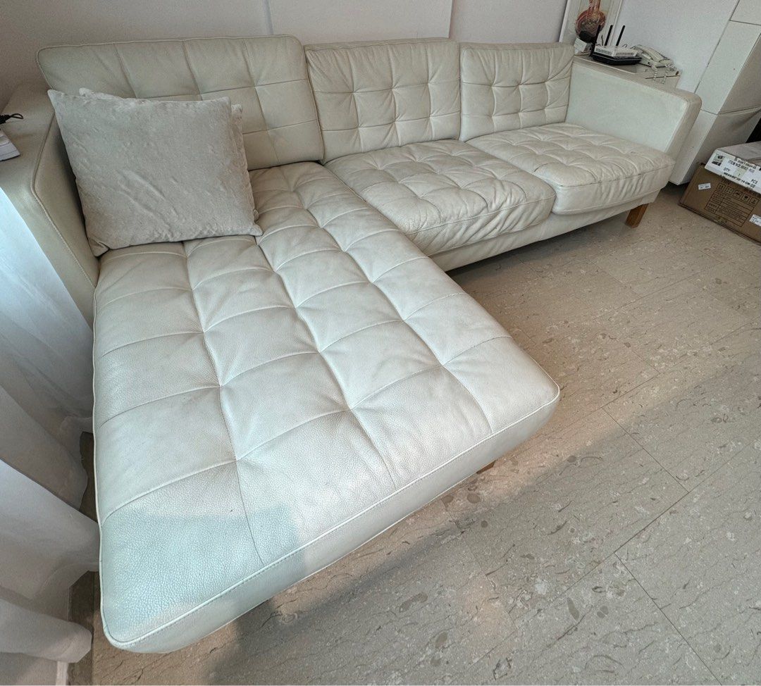 Comfortable Beige Leather