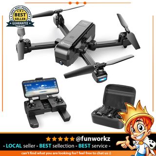 TECNOCK Drone with Camera for Kids - 1080P HD FPV Drones for Adults RC  Quadcopter with 2 Batteries Optical Flow Positioning Gravity Sensor One Key